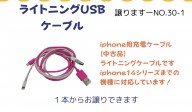 ライトニングUSBケーブル≪ものものバンク譲ります№30－1≫